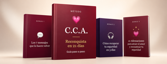 Método C.C.A. — Reconquistá el amor en 21 días (Ebook + 3 bonos)